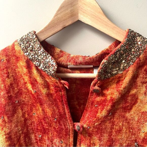 Soft Surroundings Chenille jacket - Picture 2 of 9